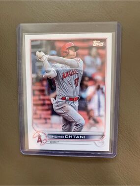 Topps Shohei Ohtani Card - Red & Gray